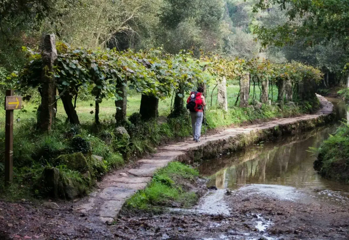 Ana Rosa Quintana en el Camino Portugués