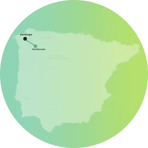 Mapa del Camino de Invierno