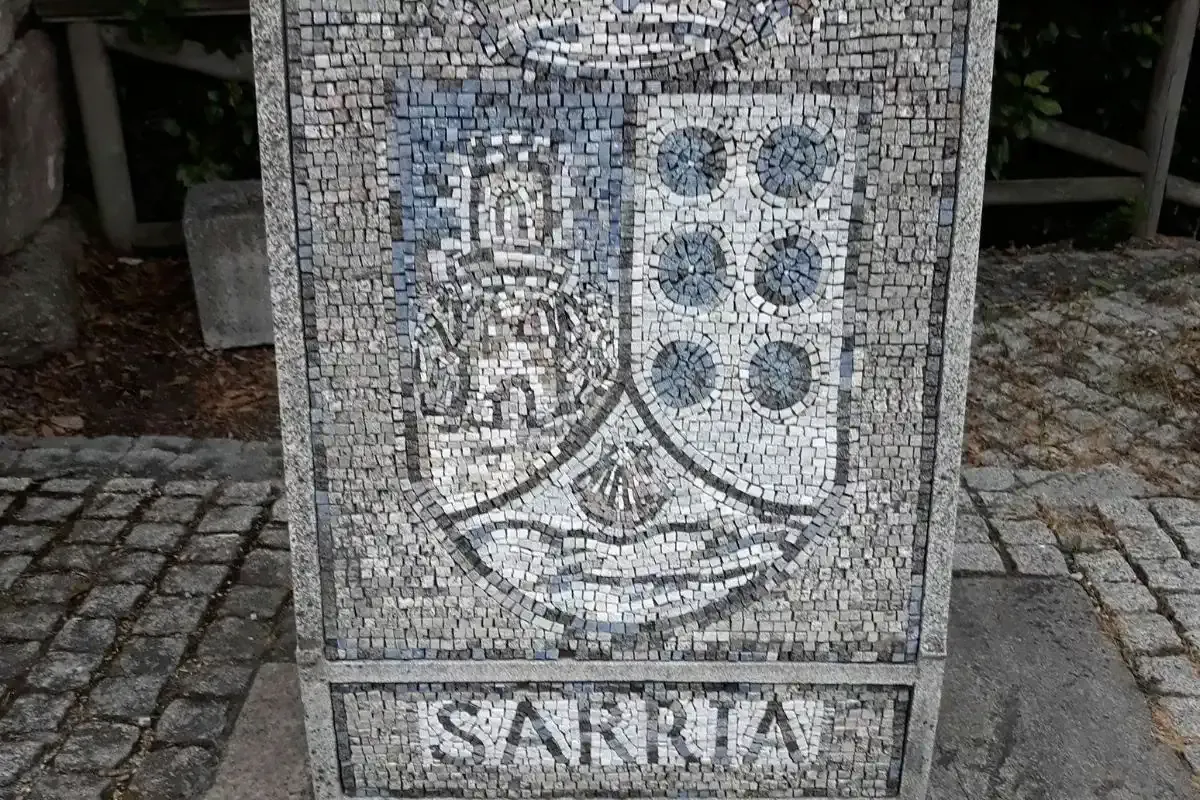 Escudo de Sarria Lugo en Azulejos