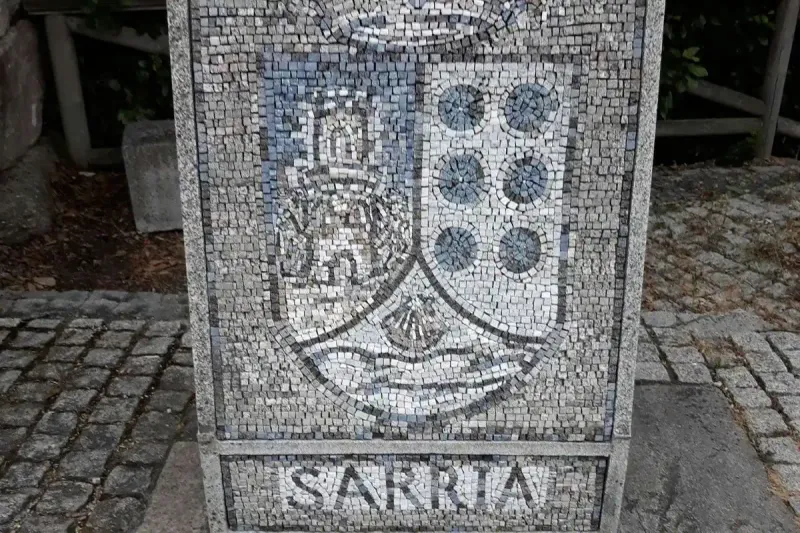 Escudo de Sarria Lugo en Azulejos