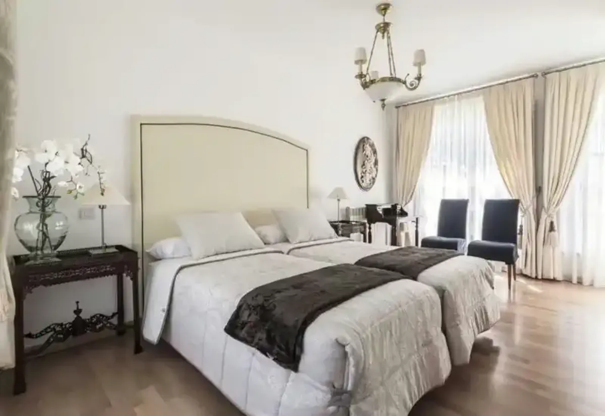 Habitación del Hotel Pazo de Berbetoros