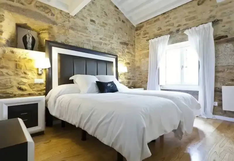 Habitación doble del Hotel Montenegro - Santiago de Compostela