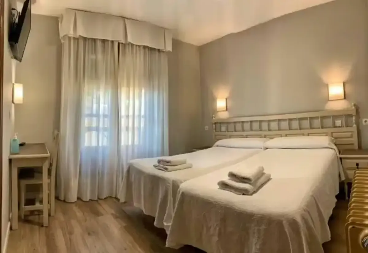 Habitación doble en Hostal Restaurante Méndez